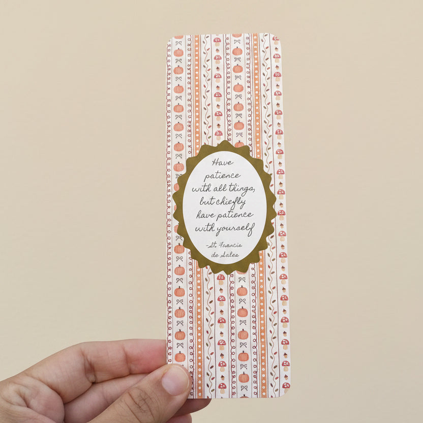 Cozy Catholic Fall Bookmarks