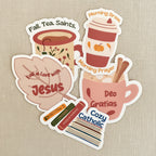 Cozy Catholic Fall Stickers