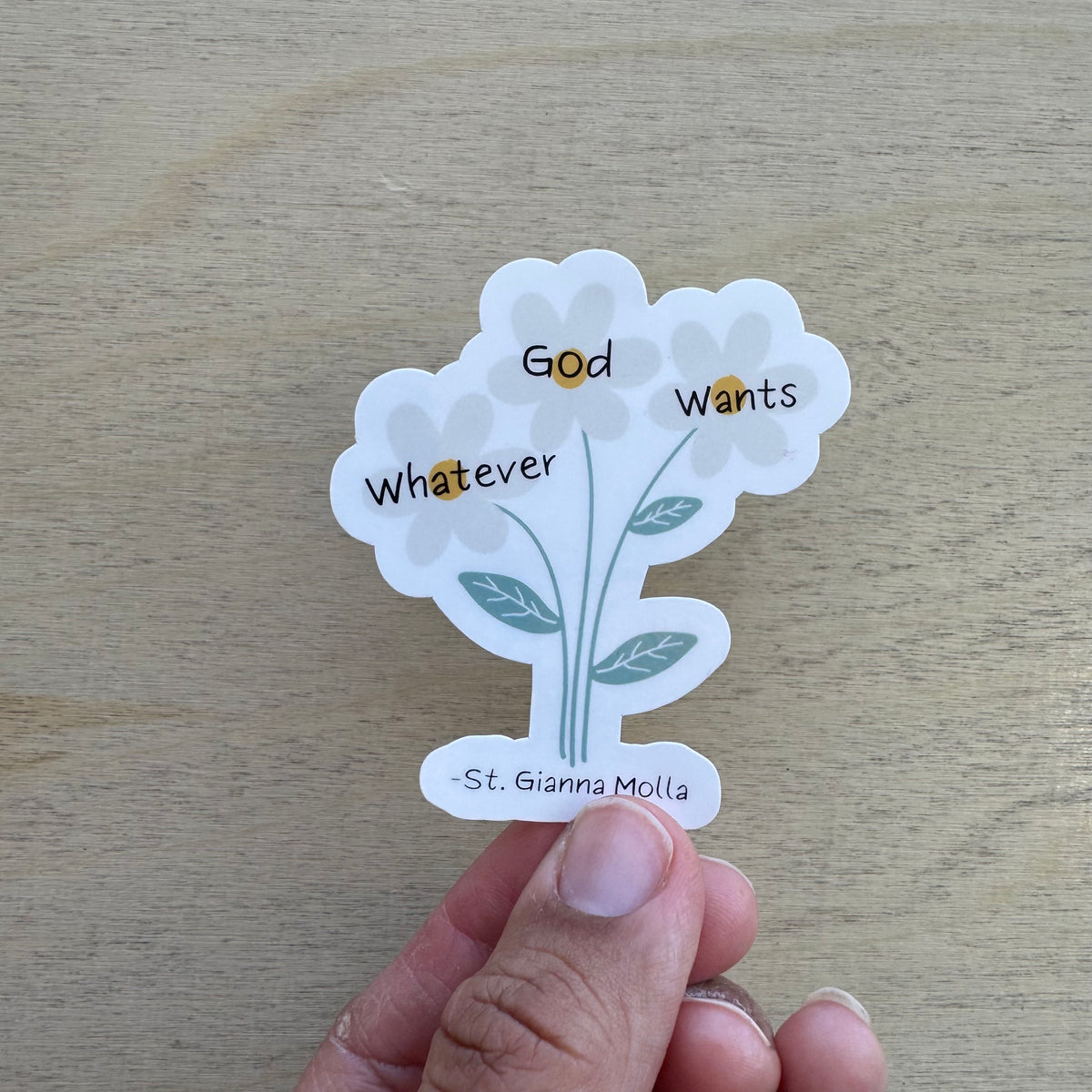 Catholic saints vinyl sticker pack (13 of 17)