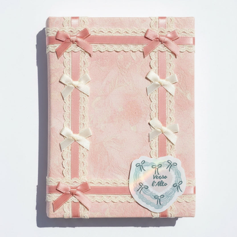 Holographic coquette heart cake Catholic sticker (5 of 11)