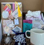 Catholic Blind Date With a Book deluxe gift box and included devotional gifts (3 of 4)